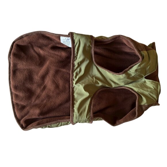 Eddie Bauer Quilted Dog Coat Jacket Sz Large Green New NWT Fall Winter Warmth - Picture 2 of 13